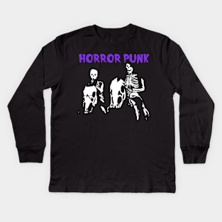 classic horror punk Kids Long Sleeve T-Shirt